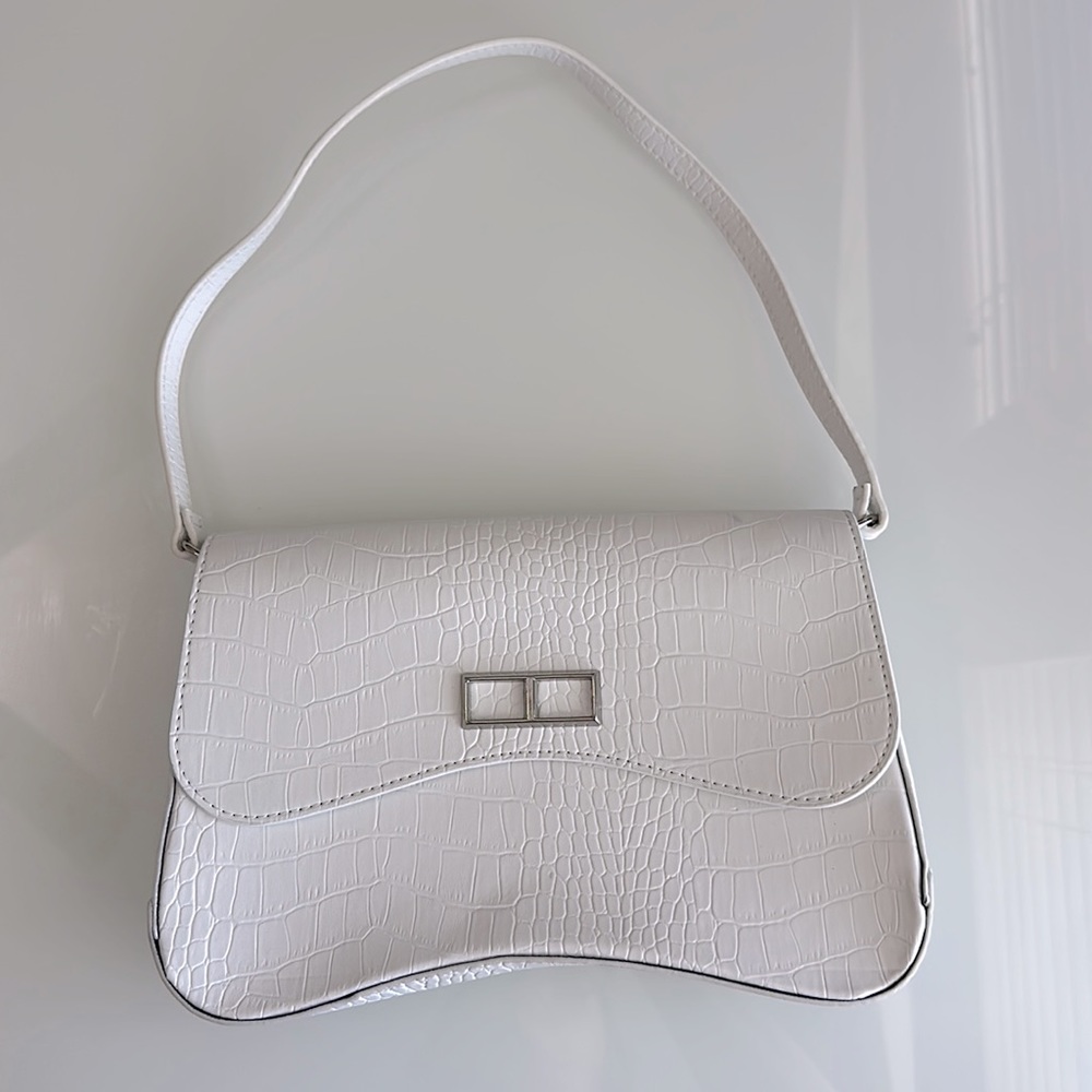 White purse